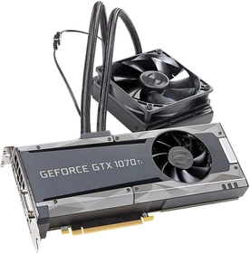 EVGA GeForce GTX 1070 Ti SC Hybrid, 8GB GDDR5, DVI, HDMI, 3x DP
