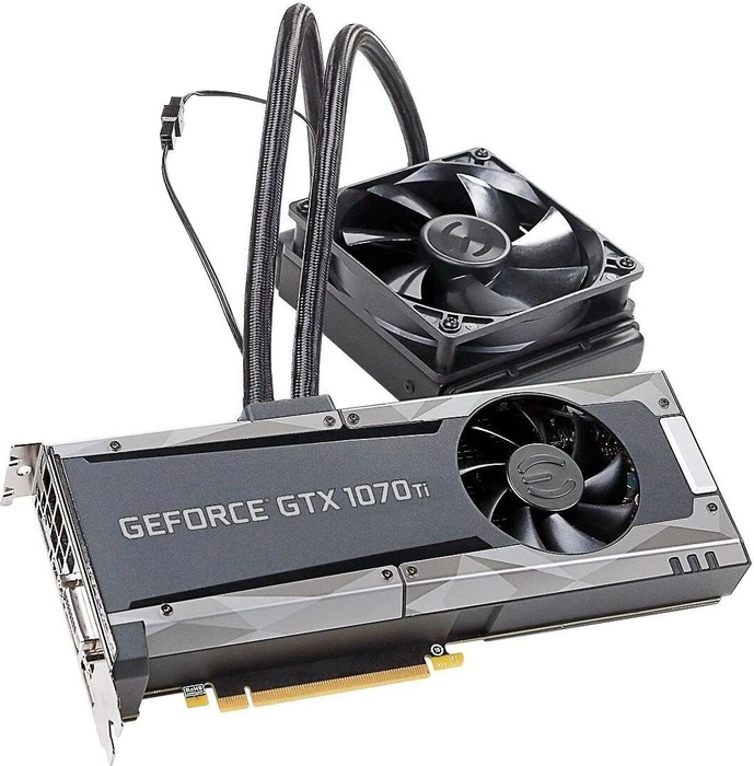 EVGA GeForce GTX 1070 Ti SC Hybrid, 8GB GDDR5, DVI, HDMI, 3x DP