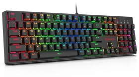 Redragon K582 Surara, LEDs RGB, hot-swap, Outemu Red, USB, US