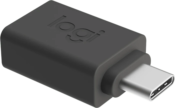 Logitech USB-Adapter USB-C 2.0 [Stecker] auf USB-A 2.0 [Buchse]