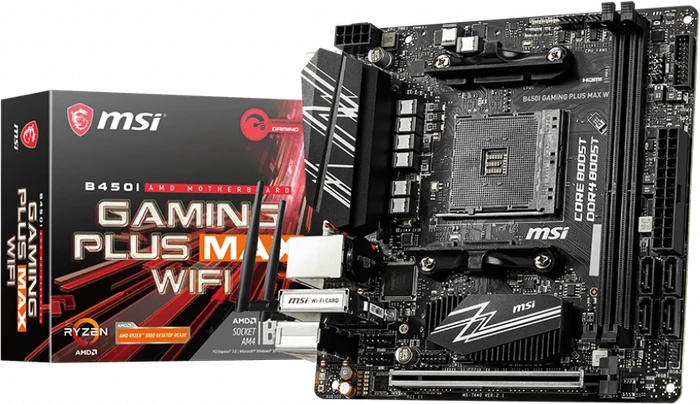 MSI B450I Gaming Plus MAX WIFI (AMD AM4)