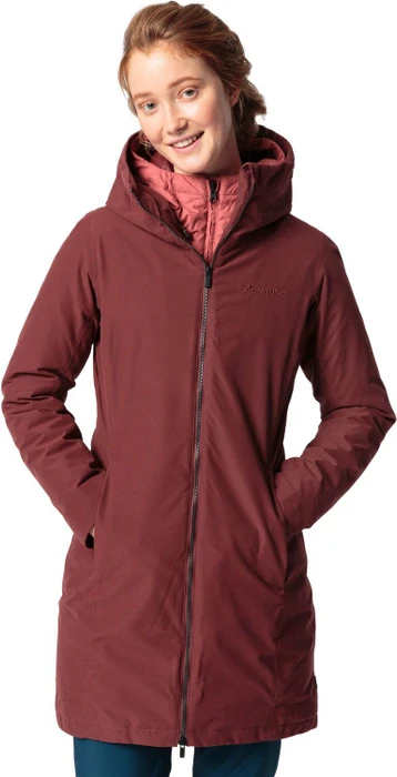Vaude Annecy 3in1 III Funktionsmantel dark cherry uni (Damen)