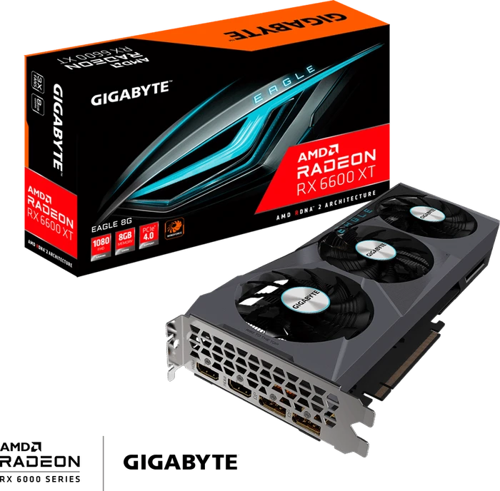 GIGABYTE Radeon RX 6600 XT Eagle 8G, 8GB GDDR6, 2x HDMI, 2x DP