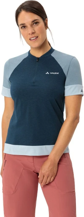 Vaude Altissimo Q-Zip Trikot kurzarm dark sea/nordic blue (Damen)
