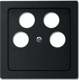 Busch-Jaeger Busch-balance SI Zentralscheibe 50x50mm, schwarz matt