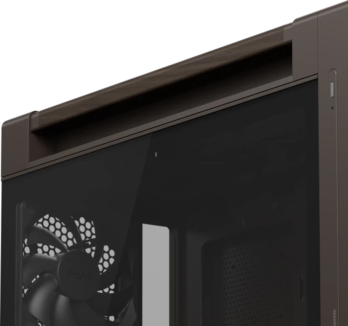 ASUS ProArt PA602 Wood Edition Retro Brown, braun, Tempered Glass Panel, Glasfenster