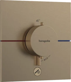 Hansgrohe ShowerSelect Comfort E Thermostat Unterputz für 1 Verbraucher und einen zusätzlichen Abgang brushed bronze