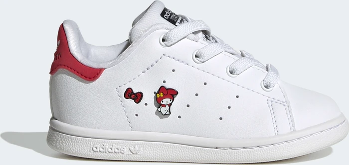 adidas Stan Smith cloud white/core black/vivid red (Junior)