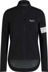 Rapha Core Rain III Fahrradjacke schwarz/weiß (Damen)