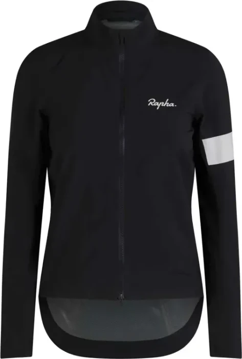 Rapha Core Rain III Fahrradjacke schwarz/weiß (Damen)