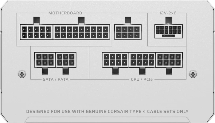 Corsair RMe Series 2025 RM1000e White 1000W, ATX 3.1