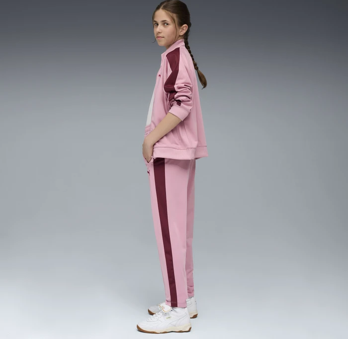 Puma T7 Always On Slim Trainingshose lang poised pink (Junior)