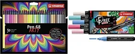 STABILO Pen 68 Arty sortiert, 30er-Set, Etui