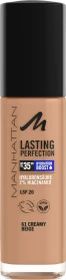 Manhattan Lasting Perfection 35h Foundation 61 creamy beige LSF20, 30ml