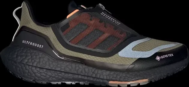 adidas Ultraboost 22 GTX orbit green/night metallic/beam orange (Herren)