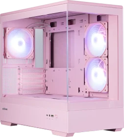 Zalman P30 [V2] Pink, rosa, Glasfenster