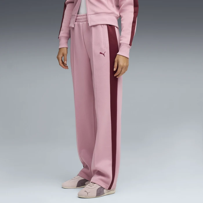 Puma T7 Always On Straight Trainingshose lang poised pink (Damen)