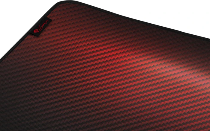 Genesis Carbon 500 Ultra Blaze Ultra-Size Gaming Mousepad, 1100x450mm, schwarz/rot