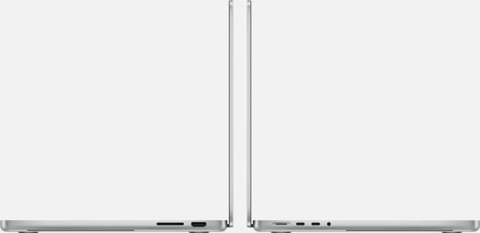 Apple MacBook Pro 14.2", silber, M3 - 8 Core CPU / 10 Core GPU, 8GB RAM, 512GB SSD, DE [2023]
