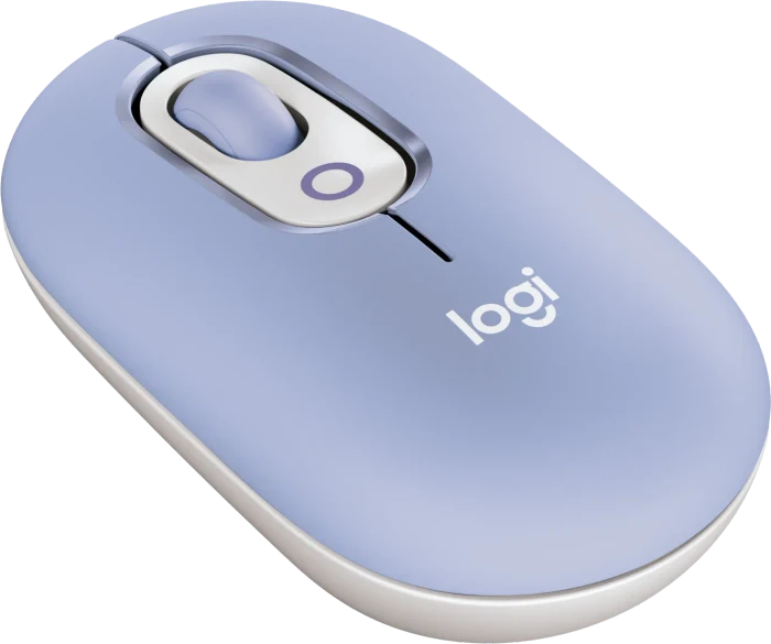 Logitech POP Wireless Mouse, Lilac, Logi Bolt, USB/Bluetooth