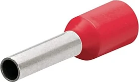 Knipex Aderendhülsen mit Kunststoffkragen 10mm² rot 100 Stück