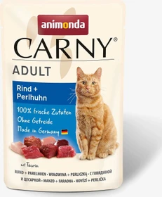 animonda Carny Adult Rind und Perlhuhn, 85g