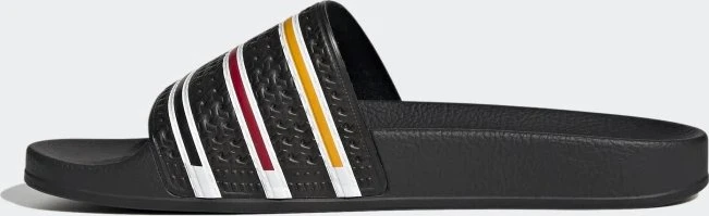 adidas Adilette core black/cloud white/team colleg gold