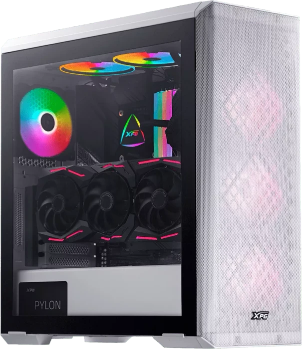 ADATA XPG Defender, weiß, Glasfenster