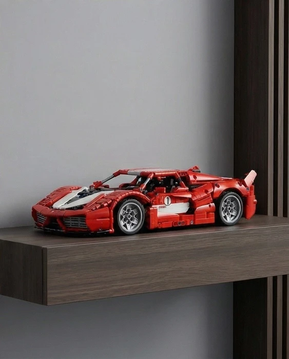 Sembo Blocks Technique Oldtimer rot (8612)