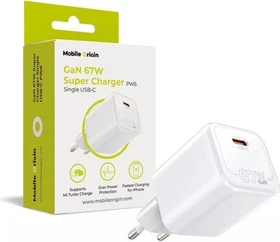 Mobile Origin GaN 67W Super Charger PW6 weiß