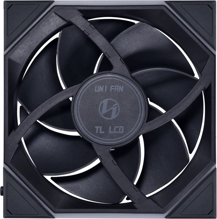 Lian Li Uni Fan TL LCD 120 RGB, schwarz, LED-Steuerung, 120mm, 3er-Pack
