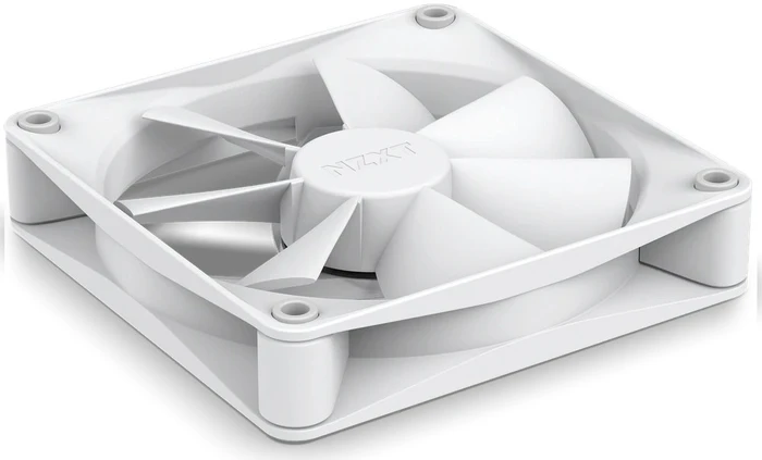 NZXT F Series F120P (2022), Matte White, weiß, 120mm