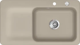 systemceram Juna 90 Einbau Becken rechts fango