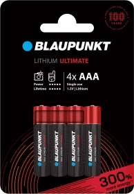 Blaupunkt Lithium Ultimate AAA, 4er-Pack