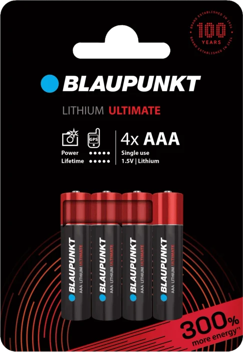 Blaupunkt Lithium Ultimate AAA, 4er-Pack