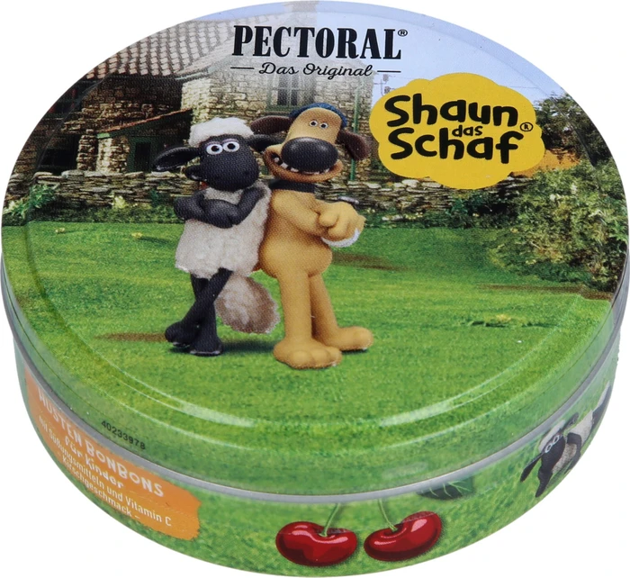 Pectoral Für Kinder Shaun das Schaf Hustenbonbons zuckerfrei