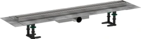 Hansgrohe RainDrain Compact Duschrinne, Komplett-Set, edelstahl gebürstet