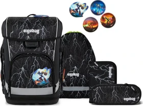 Ergobag Cubo Light Super ReflektBär 2026 Schultaschen-Set, 5-tlg.