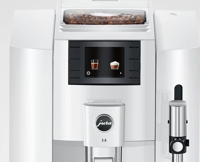 Jura E8 EB piano white