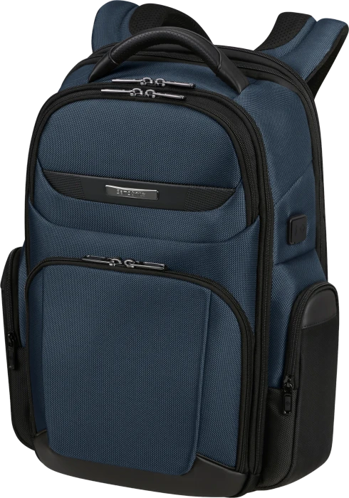 Samsonite Pro-DLX 6, Rucksack, expandable, 15.6", blau