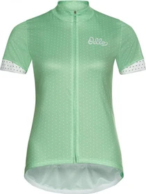 Odlo The Essential Print Trikot kurzarm hemlock/white (Damen)