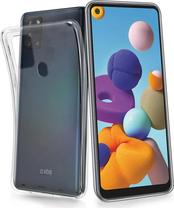 SBS Mobile Skinny Cover für Samsung Galaxy A21s transparent
