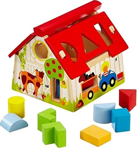 Jumbo Goula Holzhaus geometrische Formen