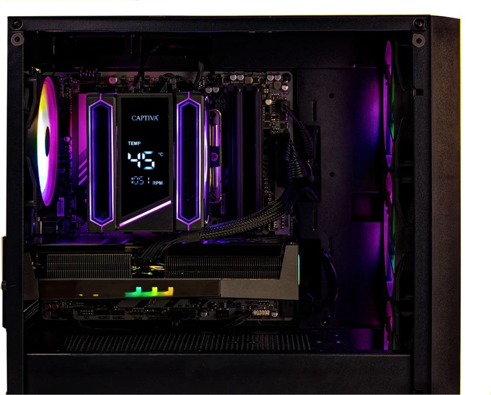 Captiva Highend Gaming R99-622, Ryzen 5 7500X3D, 16GB RAM, 500GB SSD, Radeon RX 9060 XT, Windows 11 Home