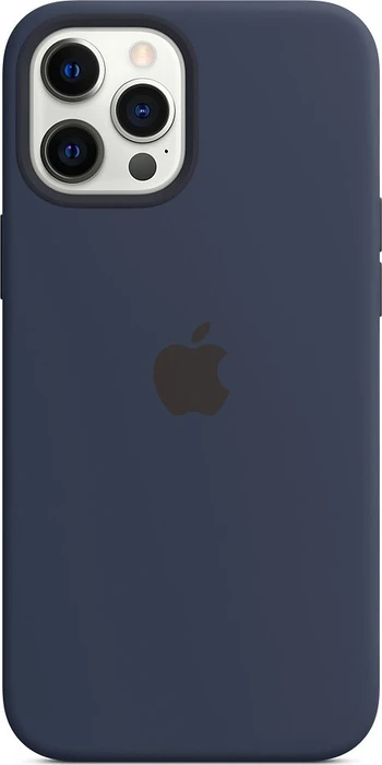 Apple Silikon Case mit MagSafe für iPhone 12 Pro Max dunkelmarine