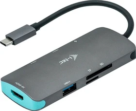 i-tec USB-C Metal Nano Dock 4K HDMI + Power Delivery, USB-C 3.0 [Stecker] (C31NANODOCKPD)
