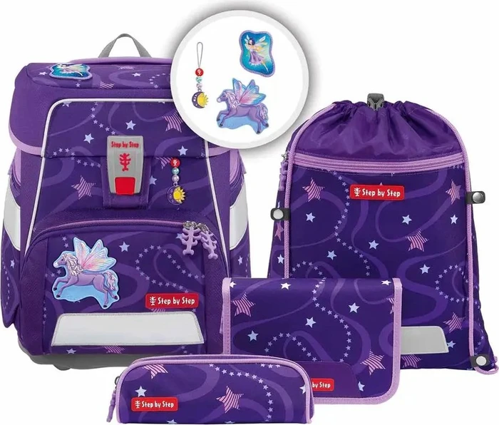Step by Step Space Pegasus Emily Schultaschen-Set, 5-tlg.