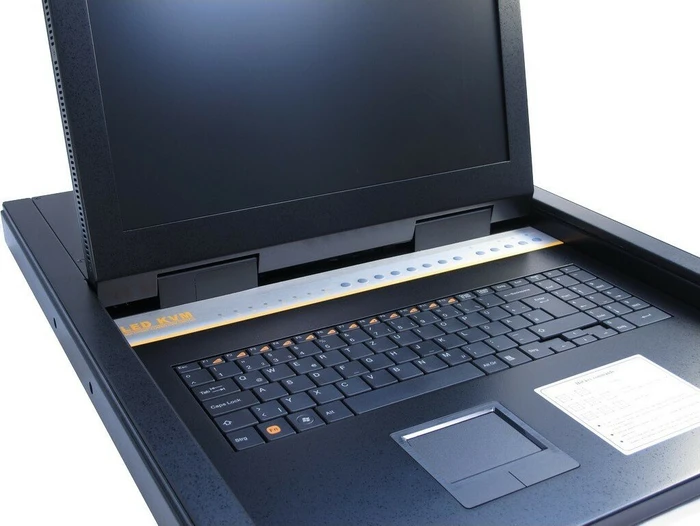 Inter-Tech Case IPC KVM-1708 LED, 17" LCD KVM Switch, 8-fach, DE