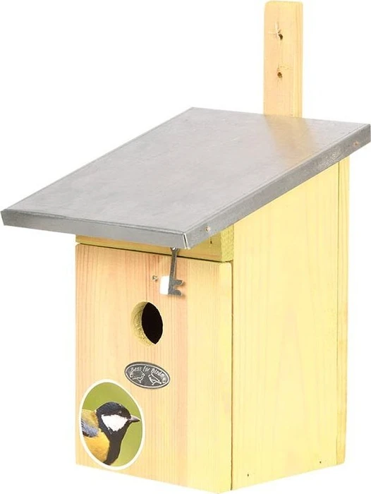 Esschert Design Nistkasten für Kohlmeisen, braun/grau, 1.16kg