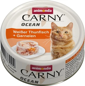 animonda Carny Ocean weißer Thunfisch und Garnelen, 1.92kg (24x 80g)